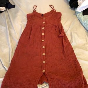 Women’s burgundy dress